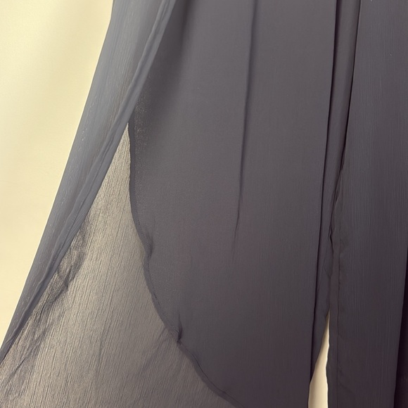 Time and Tru Plus Gathered Waist Petal Wide Leg Cover Up Pants Size 1X (16W-18W) - Picture 8 of 11